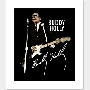 Buddy Holly Signature Men Posters and Art